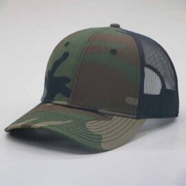 Six Panel Camo Trucker Cap