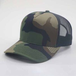 Five Panel Camo Trucker Hat
